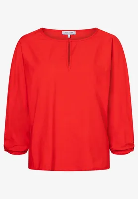 Produktbild von MORE & MORE Poplin Blouse with T 0539 tulip red 38