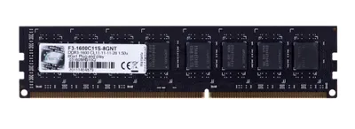 Produktbild von G.Skill Value F3-1600C11S-8GNT, 8 GB, 1 x 8 GB, DDR3, 1600 MHz, 240-pin DIMM