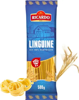 Produktbild von RICARDO Pasta Linguine 500g Teigwaren Italienische Bandnudeln