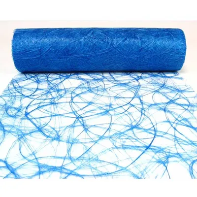 Produktbild von 25m Sizoweb® 30cm/300mm Tischband Tischläufer Tischdeko Dekoration Faserseide, Farbe:blau