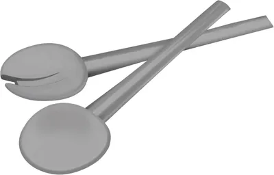 Produktbild von Guzzini Happy Hour Salatbesteck Dunkelgrau 20 cm spülmaschinengeeignet