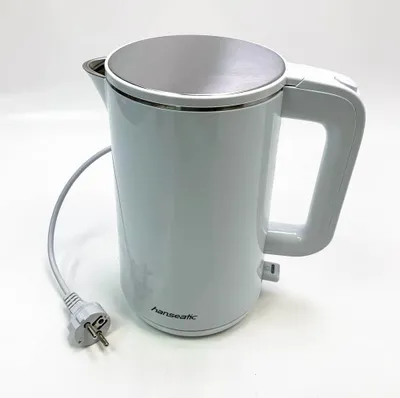 Produktbild von Hanseatic Wasserkocher HWK152200WD, 1,5 l, 2200 W, weiß