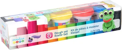 Image de set de 5 pâtes à modeler pour enfants