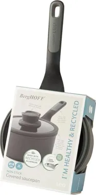 Immagine prodotto di BergHOFF Leo Stone+, 2 l, Rotondo, Nero, Alluminio, Vetroceramica, Gas, Alogeno, Induzione, Piano cottura sigillato