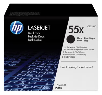 Original HP CE255XD / 55X Toner schwarz