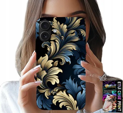 Produktbild von Etui Do Iphone 17 - Eleganckie Złote Modne Wzory Futerał