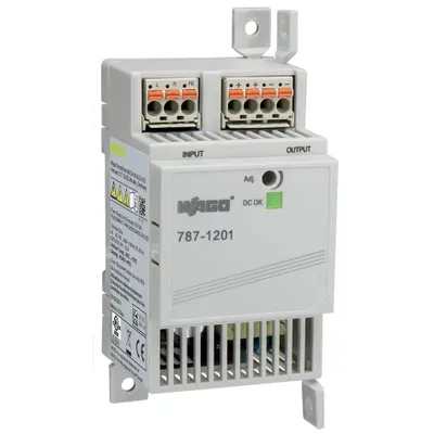 Obrázok produktu pre Wago 787-1201, Šedá, -25 - 70 °C, -40 - 85 °C, 54 mm, 56 mm, 90 mm