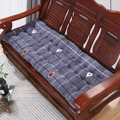 Productafbeelding van Tuinkussen - Ligbedkussen voor buiten - Dikke vulling - 55x180 cm - Groen