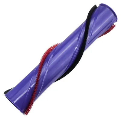 Ersatz-Borstenrolle 4 Zähne für V6 Staubsauger, 4,5 cm, schwarz