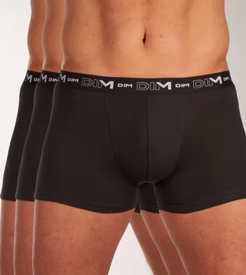 Produktbild von DIM 3er-Set Stretch-Boxer aus Baumwolle für Herren