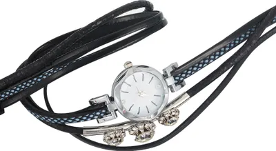 Image de Montre bracelet, Montre bracelet femme, Montre bracelet femme, Montre strass, Montre PU, Montre cadran rond, Montre quartz