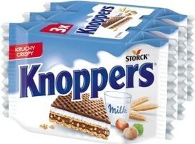 Produktbild von Knoppers Walnusswaffel 3X25 G
