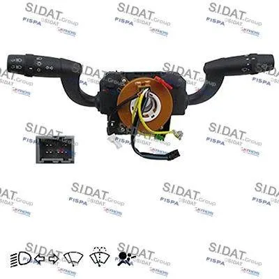 Produktbild von SIDAT 430257 Lenkstockschalter Kombischalter für FIAT Ducato Kastenwagen (250, 290) Ducato Pritsche / Fahrgestell (250, 290) Ducato Bus (250, 290)