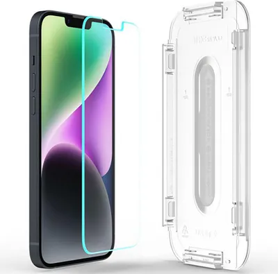 Obrázok produktu pre Spigen GLAS.tR EZ Fit HD, Apple, iPhone 14 / iPhone 13 Pro / iPhone 13, Odolné proti pádu, Odolné proti poškriabaniu, Priehľadná, 1 kusov