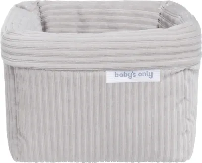 Produktbild von Baby's Only Korb Sense - Kieselgrau - 18x18x14 cm