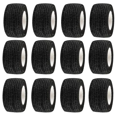 Zdjęcie produktu dla Samoprzylepny opatrunek, 12 rolek, czarny, 2,5 cm x 4,5 m, do pierwszej pomocy i dla zwierząt domowych