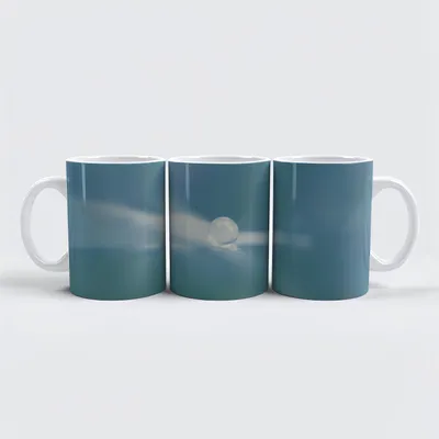 Produktbild von Pearl Keramik Tasse weiß, 330ml, 95mm Höhe, 80mm Ø, spülmaschinen- & mikrowellenfest