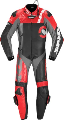 Produktbild von Spidi DP-Progressive Perforated Pro 1-Teiler Motorrad Lederkombi, rot/schwarz, 46