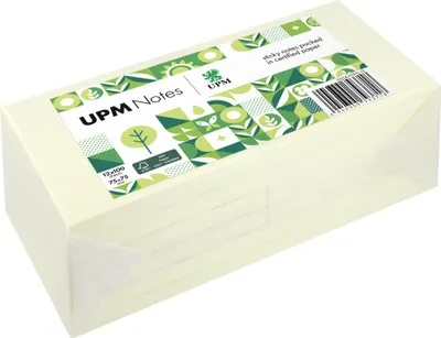 Produktbild von Notes Haftnotiz 5654-01PG-12 75x75mm 100 Blatt gelb 12 Stück Packung mit 12 Stück