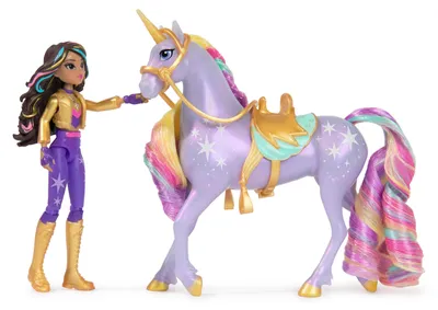 Produktbild von Unicorn Academy Sophia und Einhorn Wildstar Set - ca. 12 cm, Modepuppe, Weiblich, 4 Jahr(e), Mädchen, 115 mm, 180 g