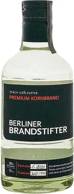 Produktbild von Berliner Brandstifter Kornbrand 350ml 38% Vol.