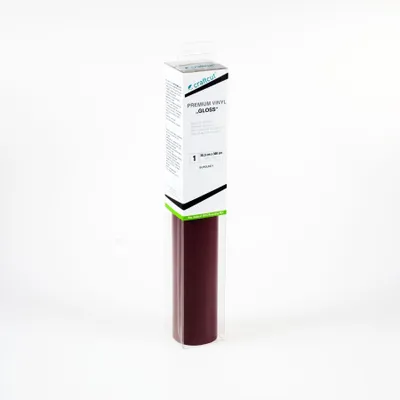 Produktbild von craftcut G28 Plotterfolie glänzend BURGUNDY 30,5 x 300 cm