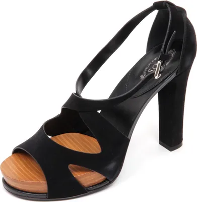 Produktbild von D2296 TOD'S schwarzer Schuh Sandale Frau