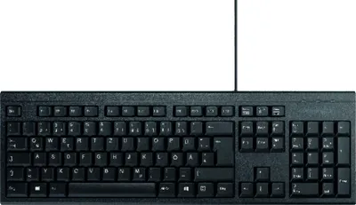 Obrázek produktu pro Kensington KB100 EQ, Plná velikost (100 %), Kabel, Černá