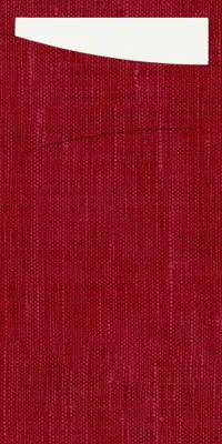 Produktbild von Duni Serviettentaschen Bordeaux 230x115mm 60 Stück
