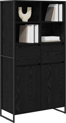 Obrázek produktu pro vidaXL Příborník 2 ks vzhled černý dub 81 x 36 x 150,5 cm