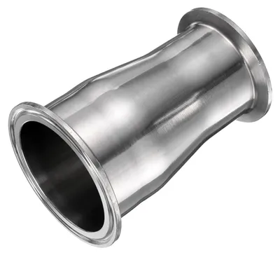 Sanitäres Reduzierstück 304 Edelstahl 2-1/2" x 2" Tri-Clamp