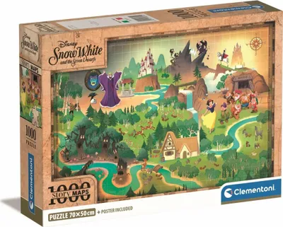 Image de CLE puzzle 1000 Compact StoryMaps Śnieżka 39814