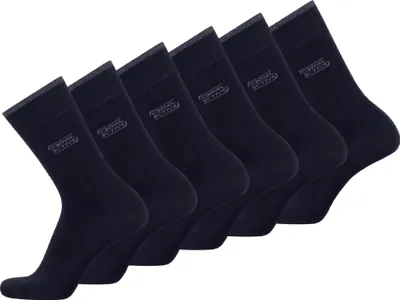 Produktbild von camel active Herren Socken, 6er Pack - Kurzsocken, Basic Navy 39-42