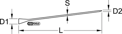 Produktbild von KS Tools 129.2222, Chrom-Vanadium-Stahl, 1 Stück(e)