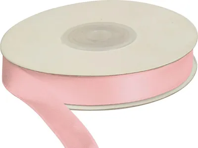 Produktbild von Rosa Satinband, dekorativ für Hochzeitsgeschenke, 12 mm, 25 m