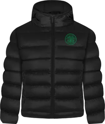 Image de Celtic FC - Veste pour garçon, matelassée GF313 (122) (Noir)