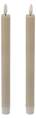 Produktbild von LED Wachs-Leuchterkerze 2er Pack