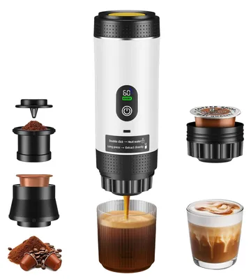 Immagine prodotto di Macchina da caffè, portatile, compatibile con 3 tipi di caffè, A, UE-a