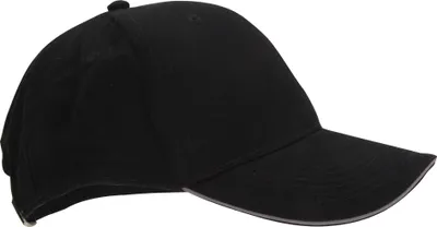 Produktbild von Beechfield Uni Athleisure Baseball Kappe Baumwolle BC3433 (Einheitsgröße) (Schwarz/Graphit)
