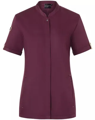 Produktbild von Karlowsky - "Green-Generation" Kochjacke für Damen kurzärmlig LT5662 (102 cm) (Aubergine)