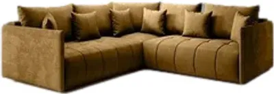 Produktbild von FURMEB24 - Ecksofa ASPEN L -245 x 225 cm, Sofa mit Schlaffunktion und Bettzeugablage, Ecksofa mit Kissen,  Wohnzimmer, L-Sofa, Rechts