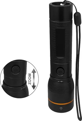 Obrázok produktu pre Arcas Pocket flashlight 10W, rechargeable USB-C, black, ARCAS