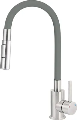 Obrázok produktu pre Kitchen faucet with bent spout - 2 types of spray