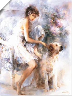 Produktbild von ARTland Poster Freunschaft Größe: 30x40 cm