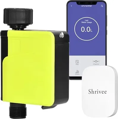 Produktbild von Wässerungscomputer, intelligenter automatischer Timer, WLAN -Wassertimer Rasensprinkler, App -Verbrauchsüberwachung, Garten