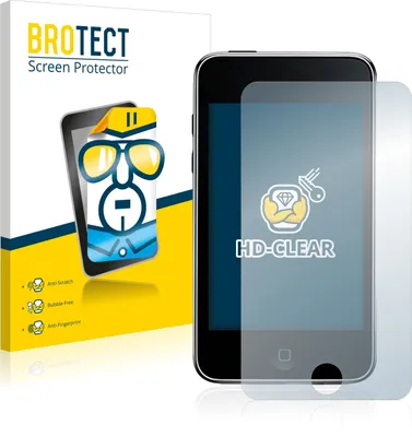 Produktbild von 2x Für Apple iPod Touch (2. Gen.) Schutzfolie BROTECT Displayschutz Display Schutz Folie Klar Transparent