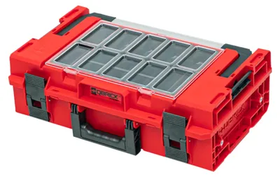 Zdjęcie produktu dla Qbrick System ONE 200 2.0 Expert RED ULTRA HD Walizka narzędziowa 585 x 385 x 190 mm 15,4 l z możliwością sztaplowania IP66