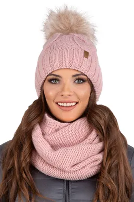 Image de Vivisence 7014kmpl powder pink uni set hat+comforter
