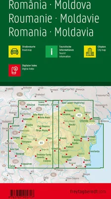 Produktbild von Rumänien, Moldawien 1 : 500 000. Autokarte