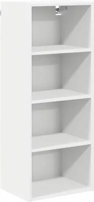 Obrázok produktu pre vidaXL Zavesená skriňa s úložným priestorom, biela, 40 x 29,5 x 100 cm, drevotrieska